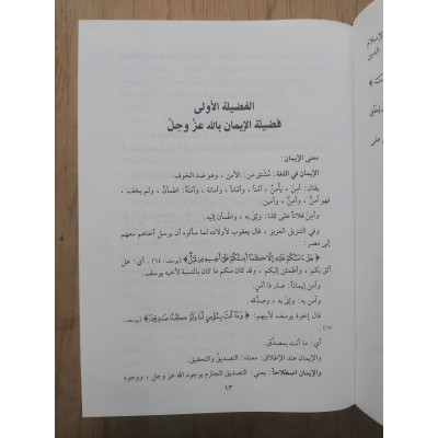 الفضائل الأربعون المختارة في العقيدة والعبادة والأخلاق والسلوك الإنساني | علي الشربجي | دار المصطفى