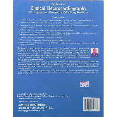Textbook of Clinical Electrocardiography | SN Chungh | Jaypee | 3rd edition
