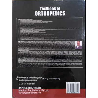 Textbook of Orthopedics | John Ebnezar | Jaypee | 4th edition