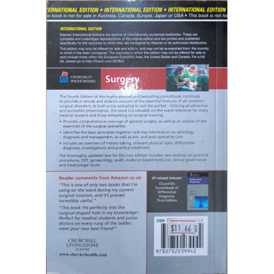 Churchill's Pocketbooks | Surgery | 4th edition
