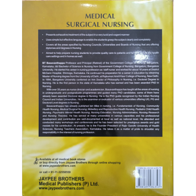 Medical Surgical Nursing | Basavanthappa | 2nd edition