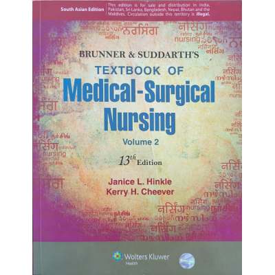 Textbook of Medical Surgical Nursing | Hinkle Cheever | Jaypee | 2 Volumes