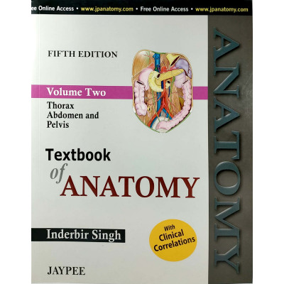 Textbook of Anatomy | Inderbir Singh | 5th edtion | Jaypee