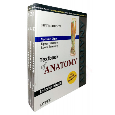 Textbook of Anatomy | Inderbir Singh | 5th edtion | Jaypee